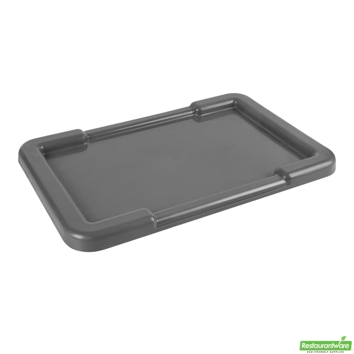 Restaurantware Met Lux Recessed Box Lids, Dark Gray, 25 x 16 Inch, for Met Lux Tote Boxes - Restaurant Equipment and Smallwares - Canadian Distribution