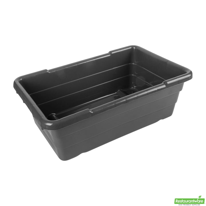 Restaurantware Met Lux 25 x 16 x 8.75 Inch Tote Boxes, Dark Gray - Restaurant Equipment and Smallwares - Canadian Distribution