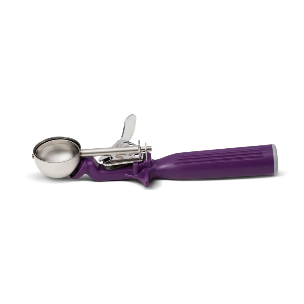 Vollrath 3/4oz Orchid Polyethylene Handle #40 Thumb Disher - Restaurant Equipment and Smallwares - Canadian Distribution - Ships Free Within Canada on Orders Above CAD $199