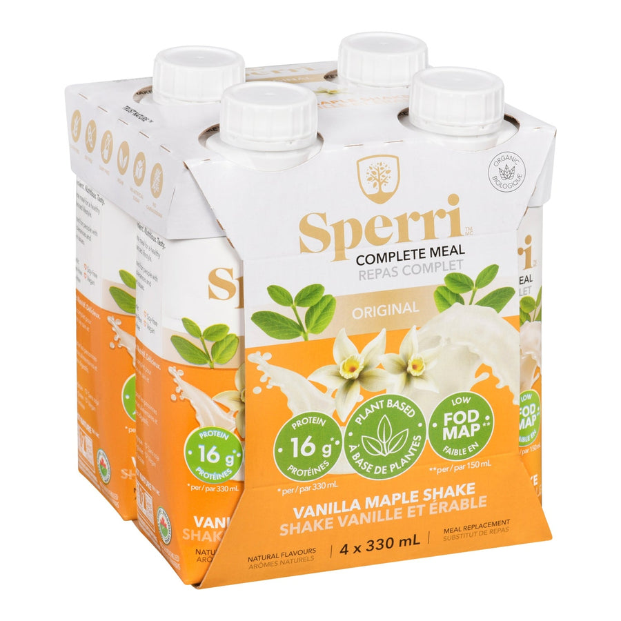 Sperri Plant-Based Vanilla Maple Meal Replacement Drink, Tetra, Organic