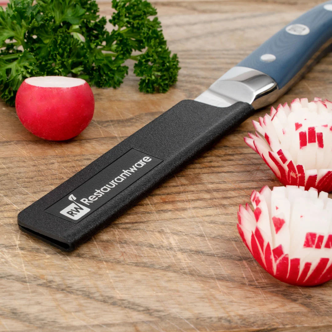 Restaurantware Sensei 4.75X1In Black Plastic Knife Blade Guard - Restaurant Equipment and Smallwares - Canadian Distribution - Ships Free Within Canada on Orders Above CAD $199