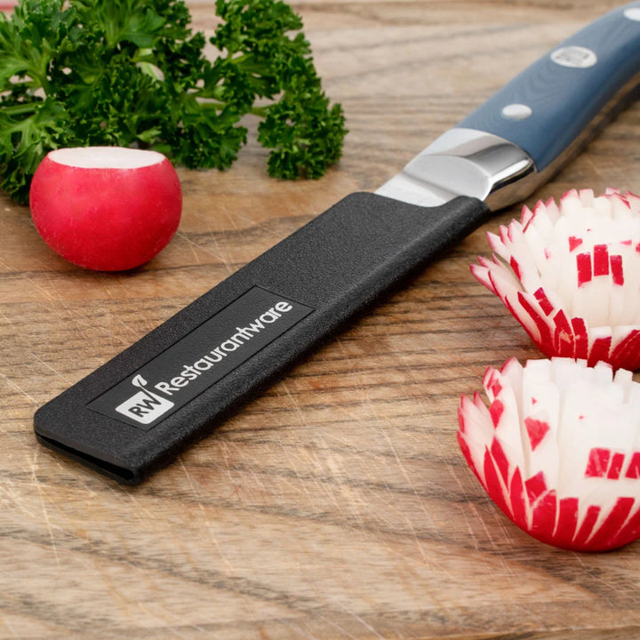 Restaurantware Sensei 4.75X1In Black Plastic Knife Blade Guard - Restaurant Equipment and Smallwares - Canadian Distribution - Ships Free Within Canada on Orders Above CAD $199