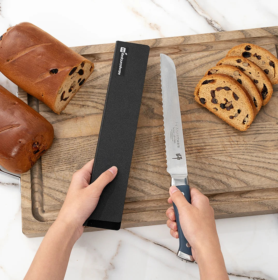 Restaurantware Sensei 12X2In Black Plastic Knife Blade Guard - Restaurant Equipment and Smallwares - Canadian Distribution - Ships Free Within Canada on Orders Above CAD $199