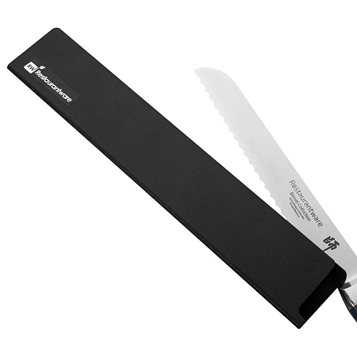 Restaurantware Sensei 12X2In Black Plastic Knife Blade Guard - Restaurant Equipment and Smallwares - Canadian Distribution - Ships Free Within Canada on Orders Above CAD $199