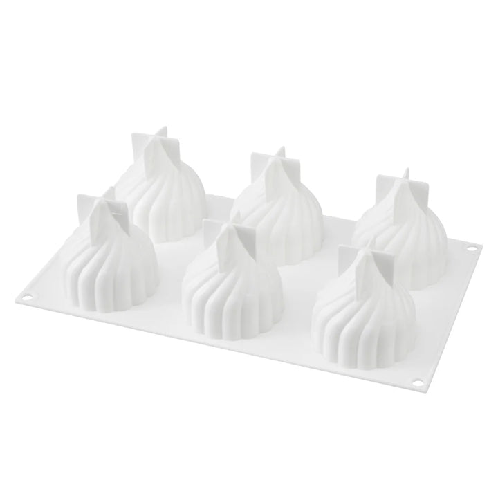 Restaurantware Pastry Tek 6-Compartment Silicone Spiral Mold - Restaurant Equipment and Smallwares - Canadian Distribution