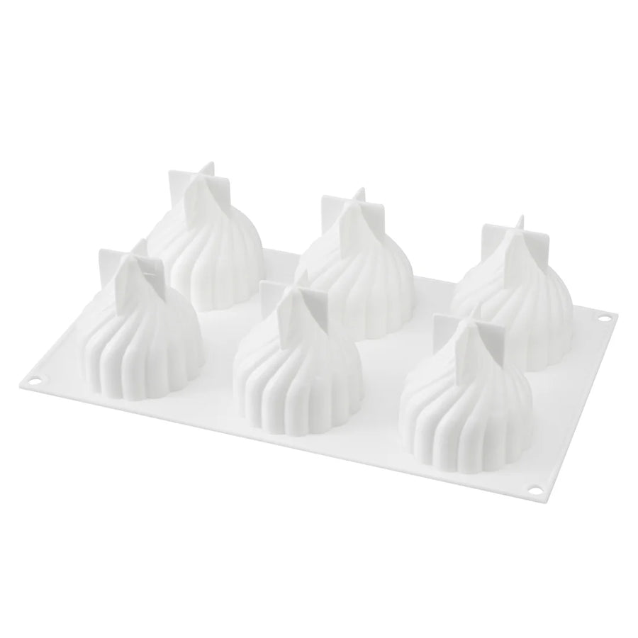 Restaurantware Pastry Tek 6-Compartment Silicone Spiral Mold - Restaurant Equipment and Smallwares - Canadian Distribution