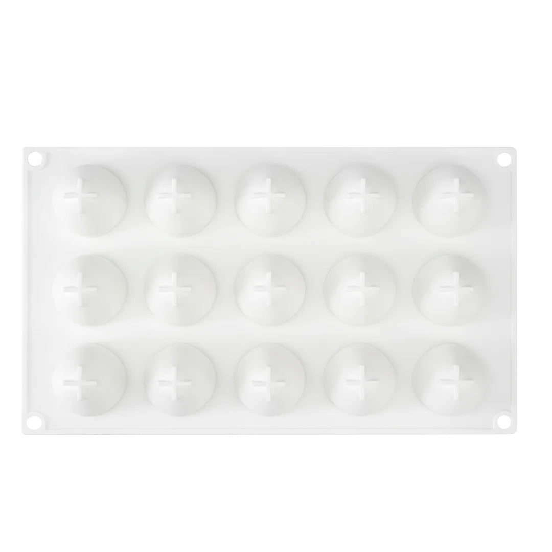 Restaurantware Pastry Tek 15-Compartment Silicone Strawberry Mold - Restaurant Equipment and Smallwares - Canadian Distribution