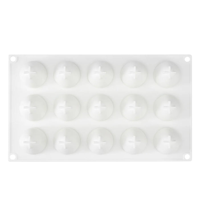 Restaurantware Pastry Tek 15-Compartment Silicone Strawberry Mold - Restaurant Equipment and Smallwares - Canadian Distribution