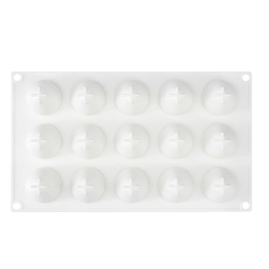 Restaurantware Pastry Tek 15-Compartment Silicone Strawberry Mold - Restaurant Equipment and Smallwares - Canadian Distribution