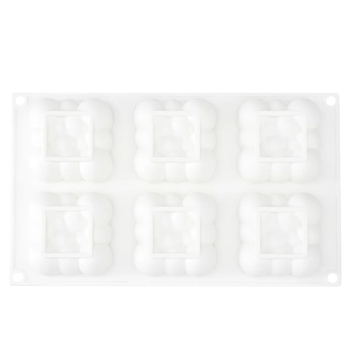 Restaurantware Pastry Tek 6-Compartment Silicone Bubble Cloud Mold - Restaurant Equipment and Smallwares - Canadian Distribution