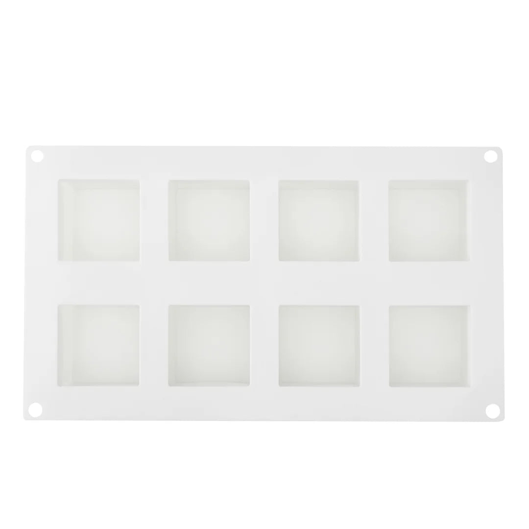 Restaurantware Pastry Tek 6-Compartment Silicone Cube Mold - Restaurant Equipment and Smallwares - Canadian Distribution