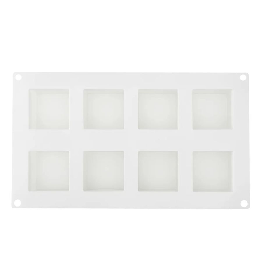 Restaurantware Pastry Tek 6-Compartment Silicone Cube Mold - Restaurant Equipment and Smallwares - Canadian Distribution