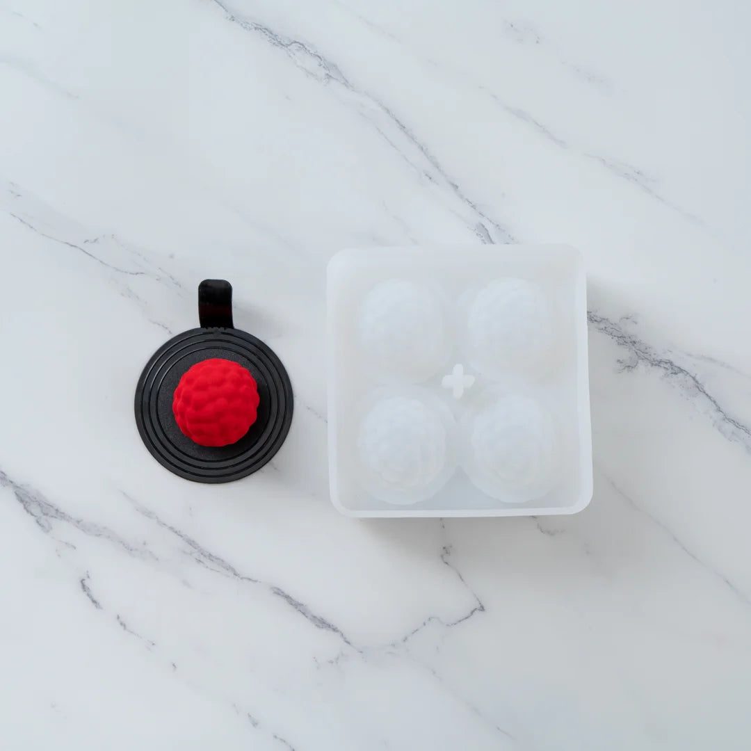 Restaurantware Pastry Tek 4-Compartment Silicone Lychee Molds - Restaurant Equipment and Smallwares - Canadian Distribution