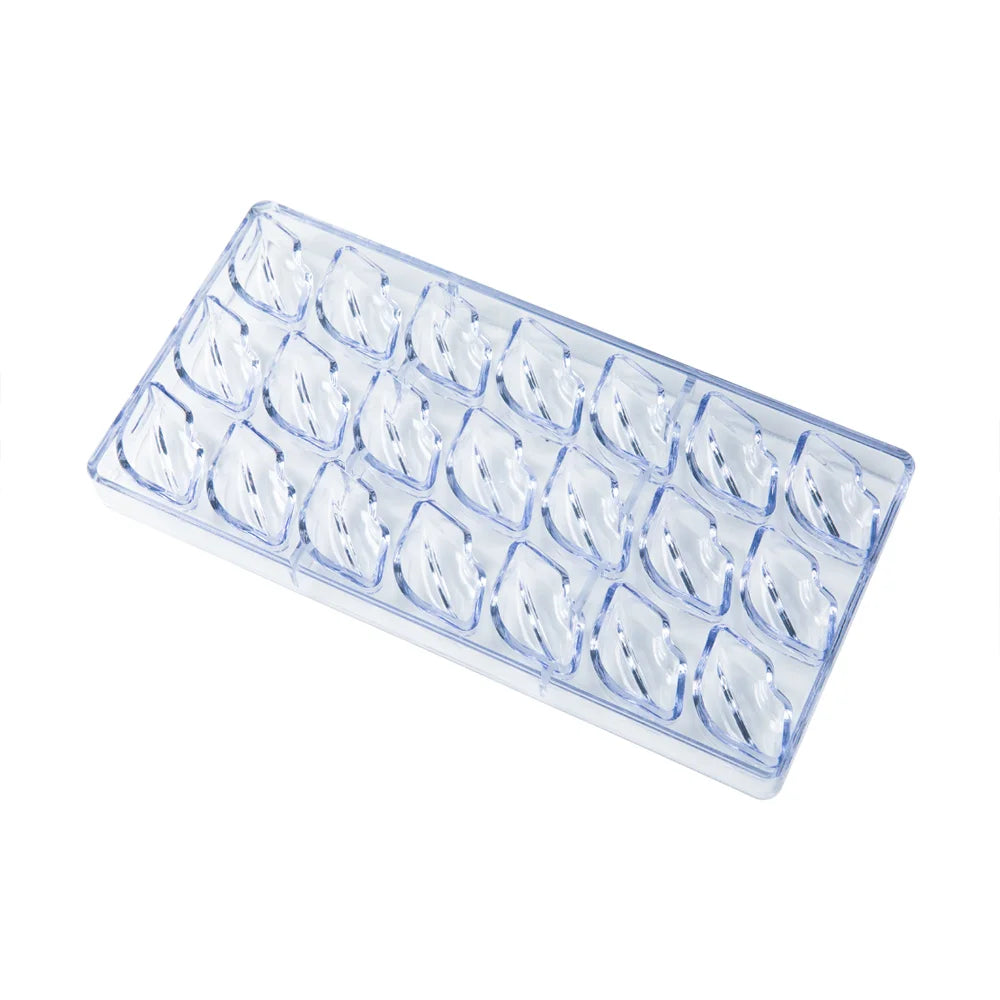 Restaurantware Pastry Tek 21-Compartment Lips Candy & Chocolate Mold, Polycarbonate - Restaurant Equipment and Smallwares - Canadian Distribution