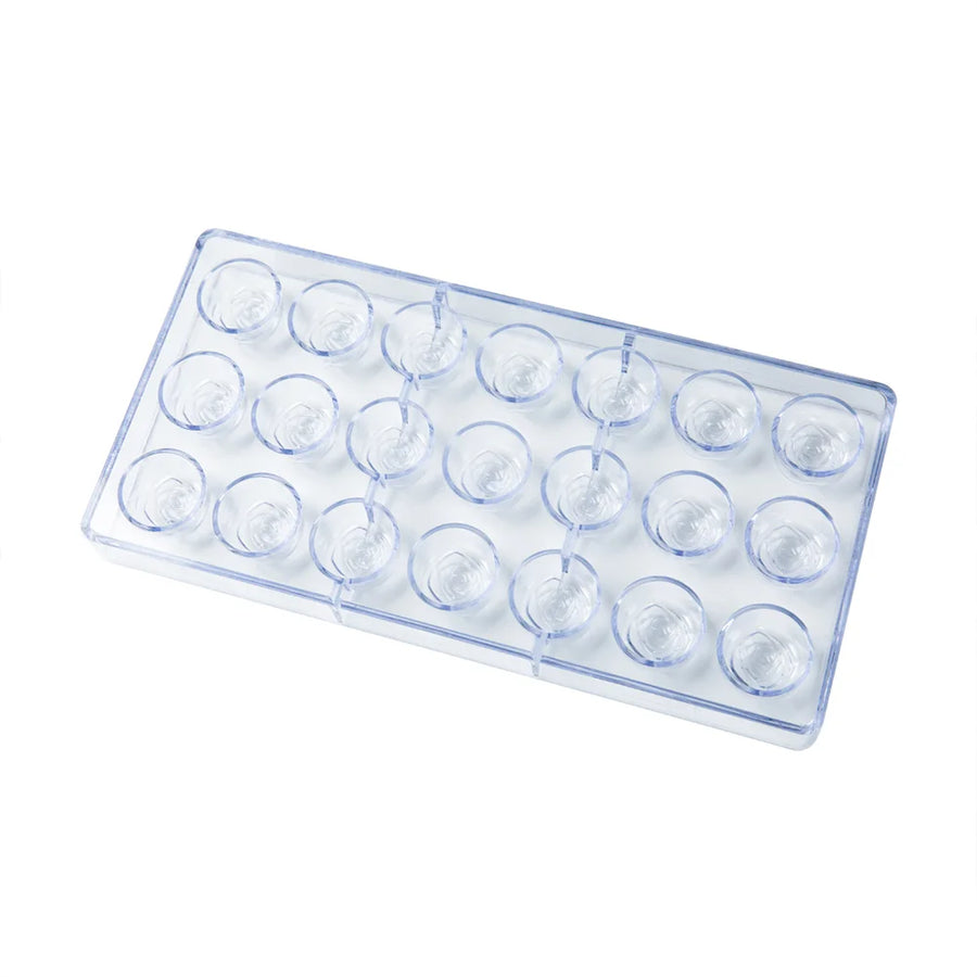 Restaurantware Pastry Tek 21-Compartment Rose Candy & Chocolate Mold, Polycarbonate - Restaurant Equipment and Smallwares - Canadian Distribution