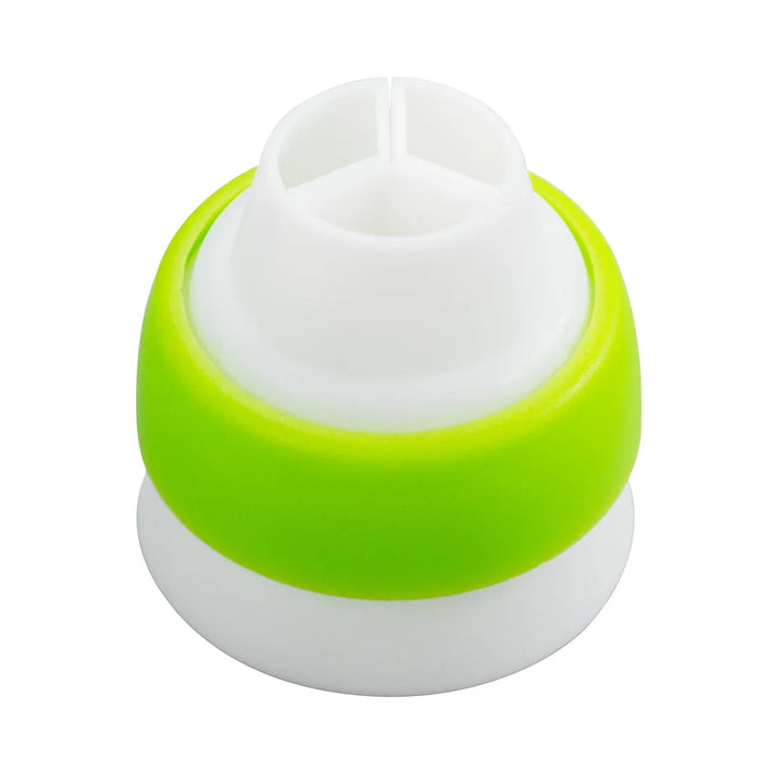 Restaurantware Pastry Tek Plastic Tri-Color Russian Piping Tip Coupler, White, Round - Restaurant Equipment and Smallwares - Canadian Distribution