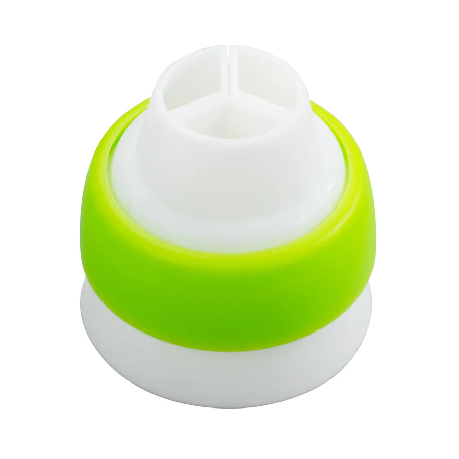 Restaurantware Pastry Tek Plastic Tri-Color Russian Piping Tip Coupler, White, Round - Restaurant Equipment and Smallwares - Canadian Distribution