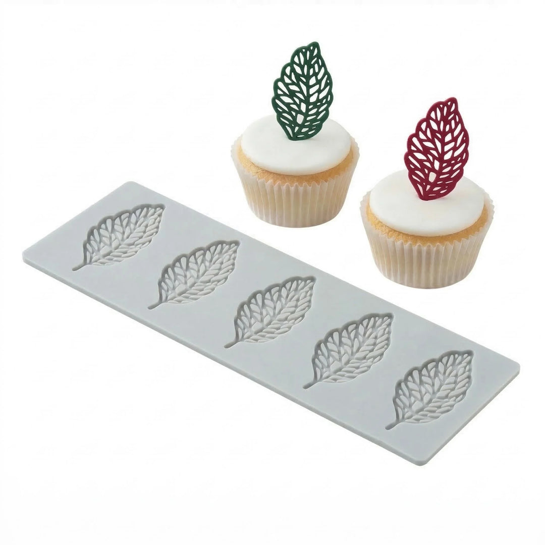 Restaurantware Pastry Tek Spring Leaf Fondant Impression Mat, impression fondant silicone - Restaurant Equipment and Smallwares - Canadian Distribution - Ships Free Within Canada on Orders Above CAD $199