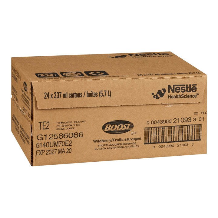 Boost Boost Wildberry Fruit Beverage Supplement - Canadian Distribution - Ships Free Within Canada on Orders Above CAD $199