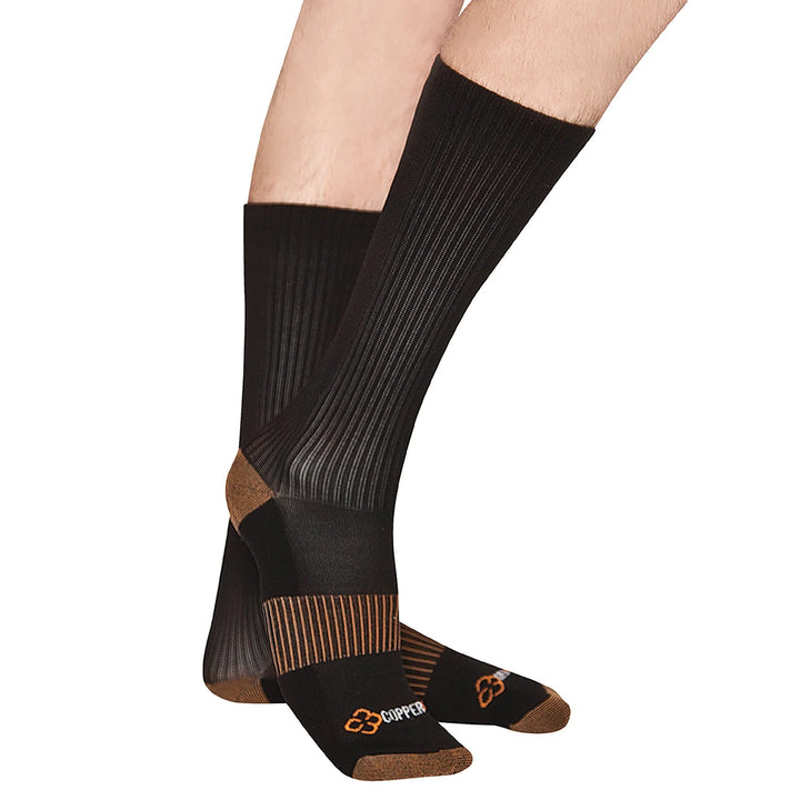 Copper 88 Mens Calf High Socks, Black - Restaurant Equipment and Smallwares - Canadian Distribution