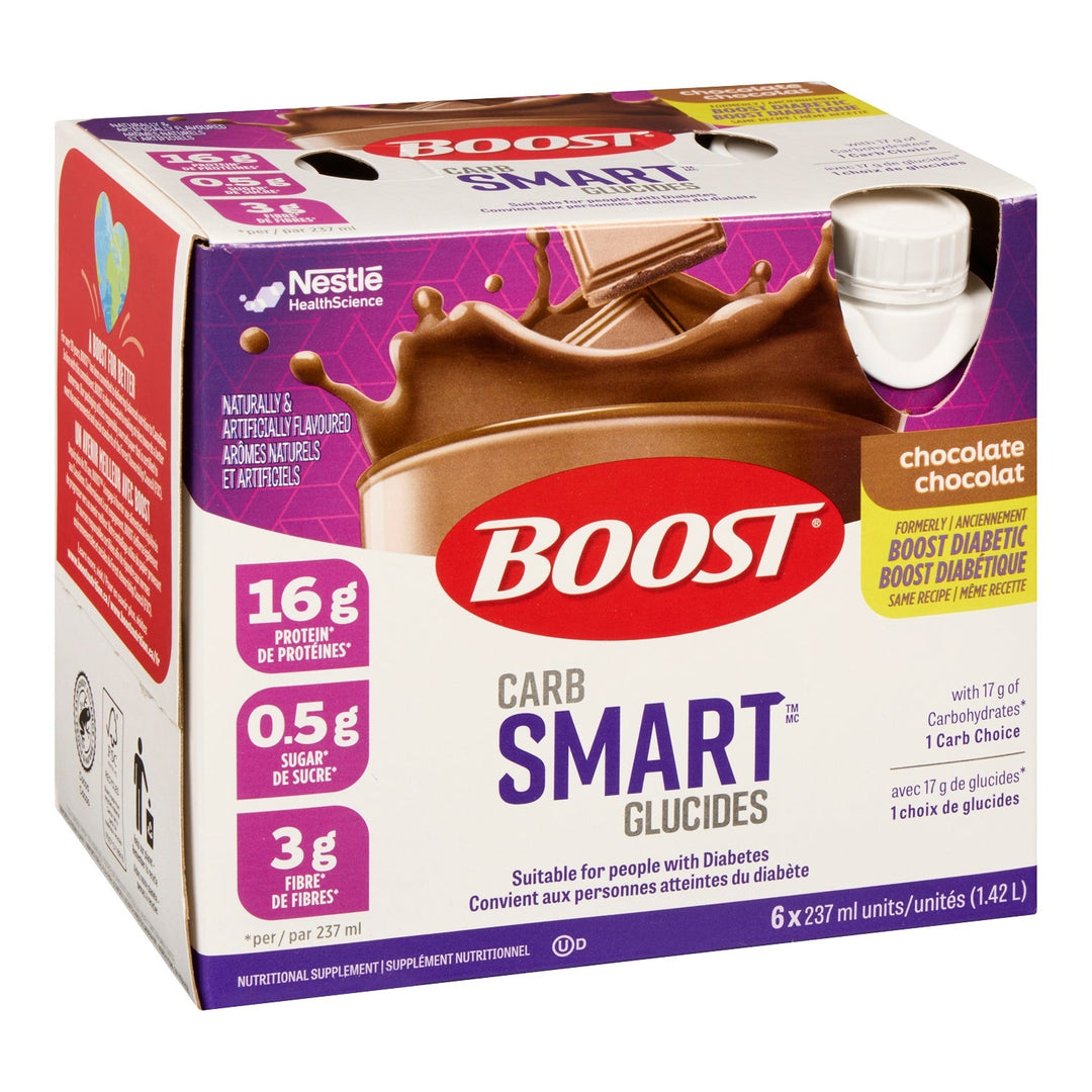 Boost Boost Carbsmart Chocolate Supplement - Canadian Distribution - Ships Free Within Canada on Orders Above CAD $199