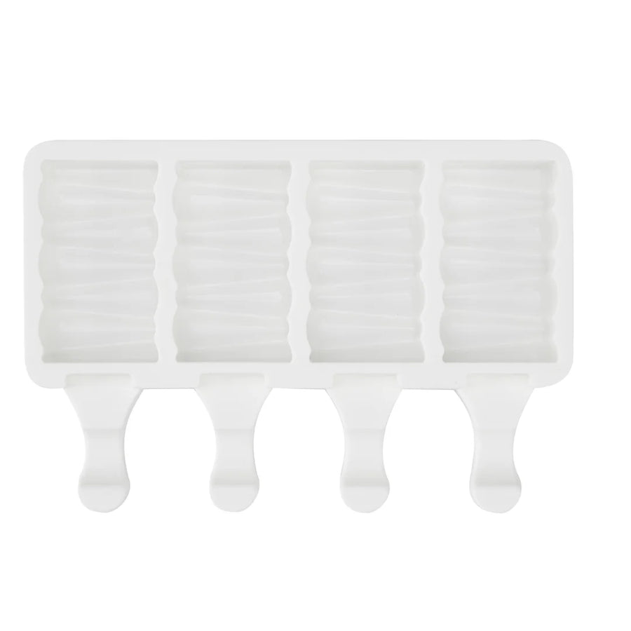 Restaurantware Pastry Tek 4-Compartment Silicone Rectangular Popsicle Molds - Restaurant Equipment and Smallwares - Canadian Distribution
