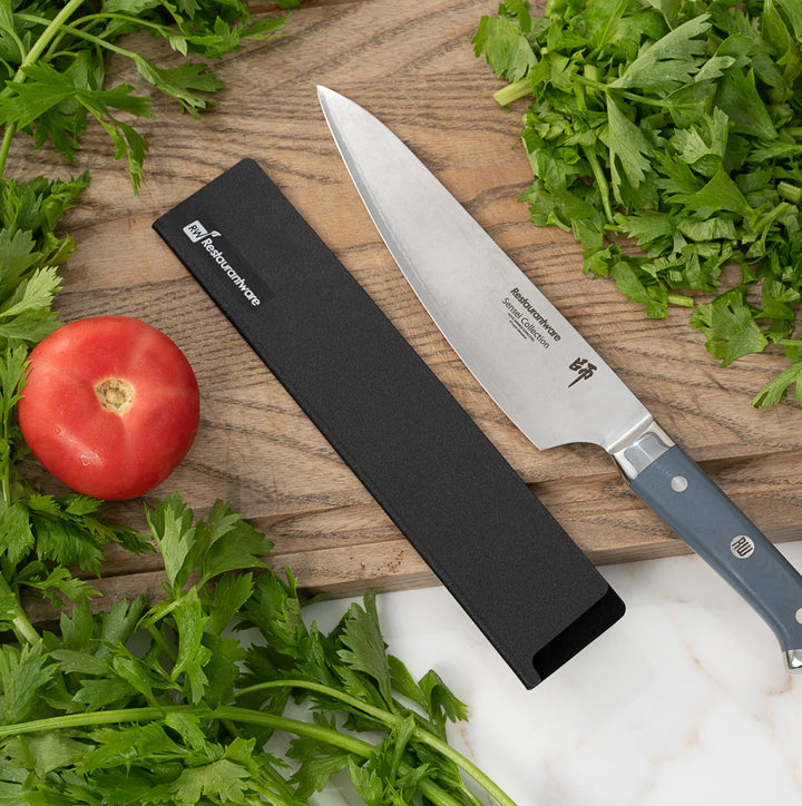 Restaurantware Sensei 10X2In Black Plastic Knife Blade Guard - Restaurant Equipment and Smallwares - Canadian Distribution - Ships Free Within Canada on Orders Above CAD $199