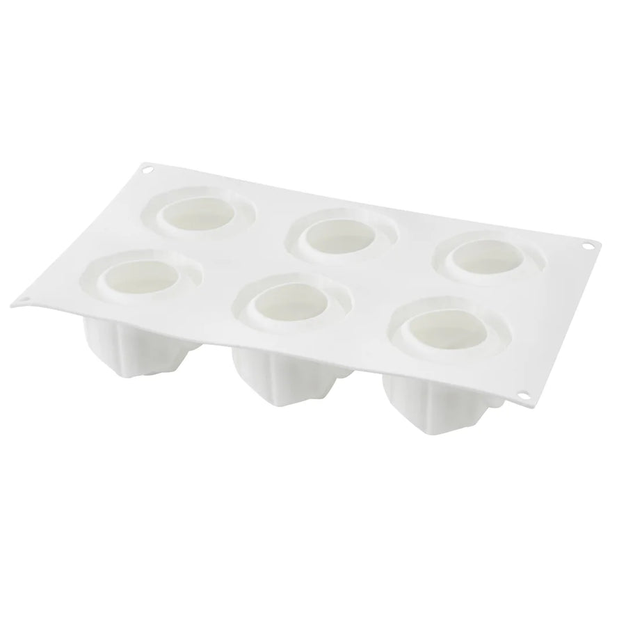 Restaurantware Pastry Tek 6-Compartment Silicone Rose Mold - Restaurant Equipment and Smallwares - Canadian Distribution