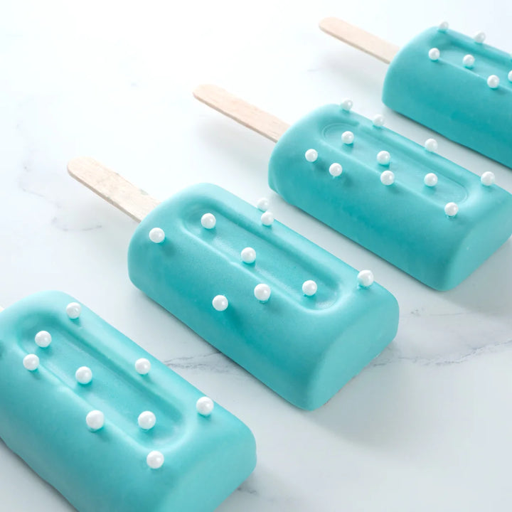 Restaurantware Pastry Tek 4-Compartment Silicone Cylinder Popsicle Mold - Restaurant Equipment and Smallwares - Canadian Distribution - Ships Free Within Canada on Orders Above CAD $199