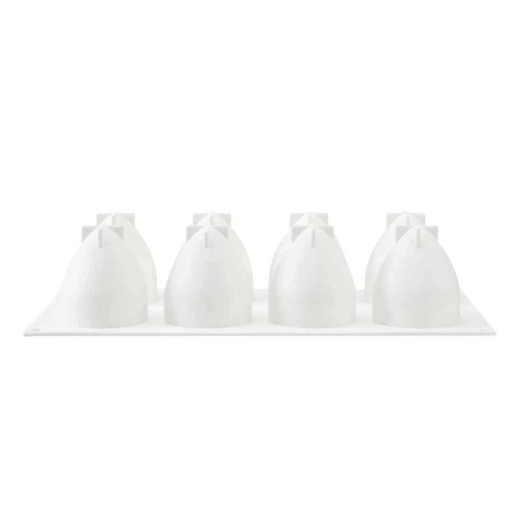 Restaurantware Pastry Tek 8-Compartment Silicone Strawberry Mold - Restaurant Equipment and Smallwares - Canadian Distribution
