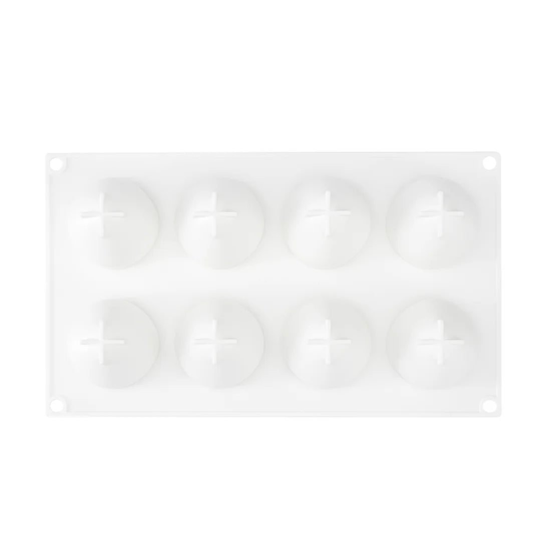 Restaurantware Pastry Tek 8-Compartment Silicone Strawberry Molds - Restaurant Equipment and Smallwares - Canadian Distribution