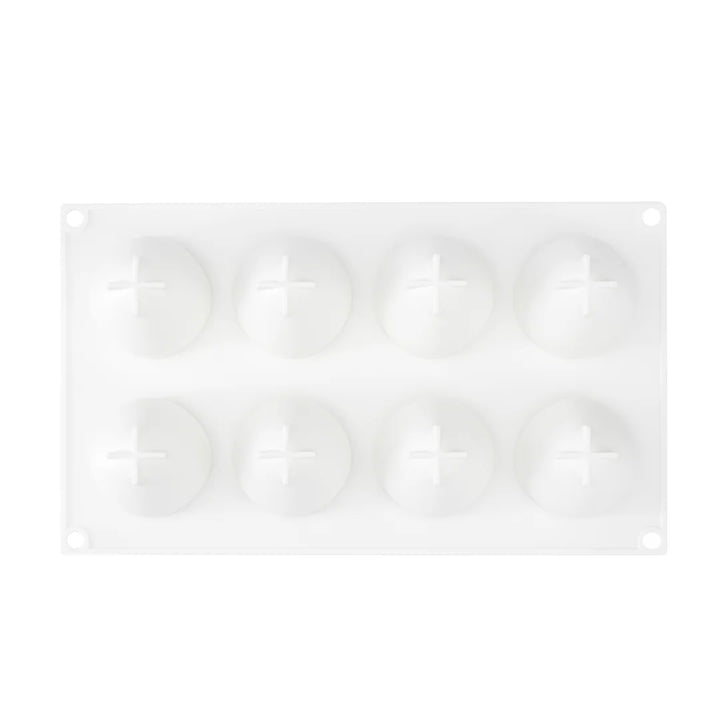 Restaurantware Pastry Tek 8-Compartment Silicone Strawberry Molds - Restaurant Equipment and Smallwares - Canadian Distribution
