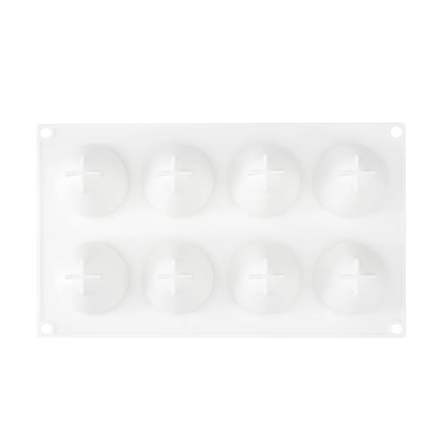 Restaurantware Pastry Tek 8-Compartment Silicone Strawberry Molds - Restaurant Equipment and Smallwares - Canadian Distribution