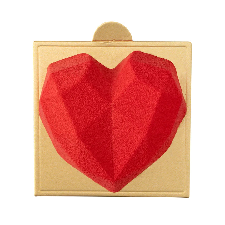 Restaurantware Pastry Tek 8-Compartment Silicone Diamond Heart Molds - Restaurant Equipment and Smallwares - Canadian Distribution - Ships Free Within Canada on Orders Above CAD $199