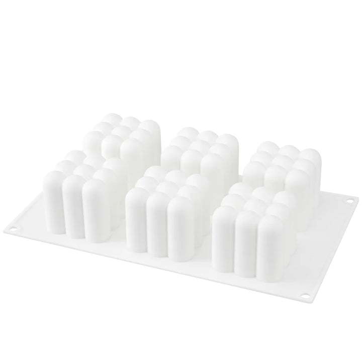 Restaurantware Pastry Tek 6-Compartment Silicone Bubble Cube Molds - Restaurant Equipment and Smallwares - Canadian Distribution