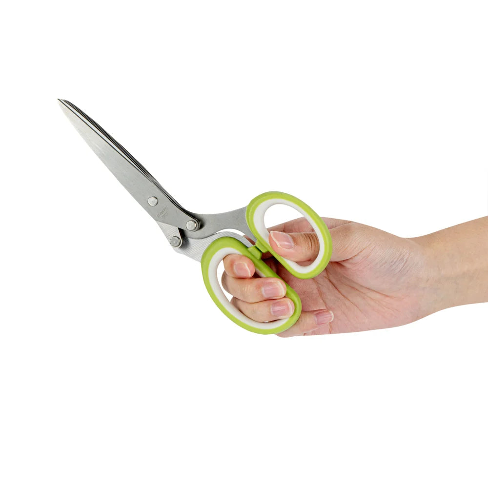 Restaurantware Met Lux 7.5In Herb Scissors, With 5 Blades - Restaurant Equipment and Smallwares - Canadian Distribution - Ships Free Within Canada on Orders Above CAD $199
