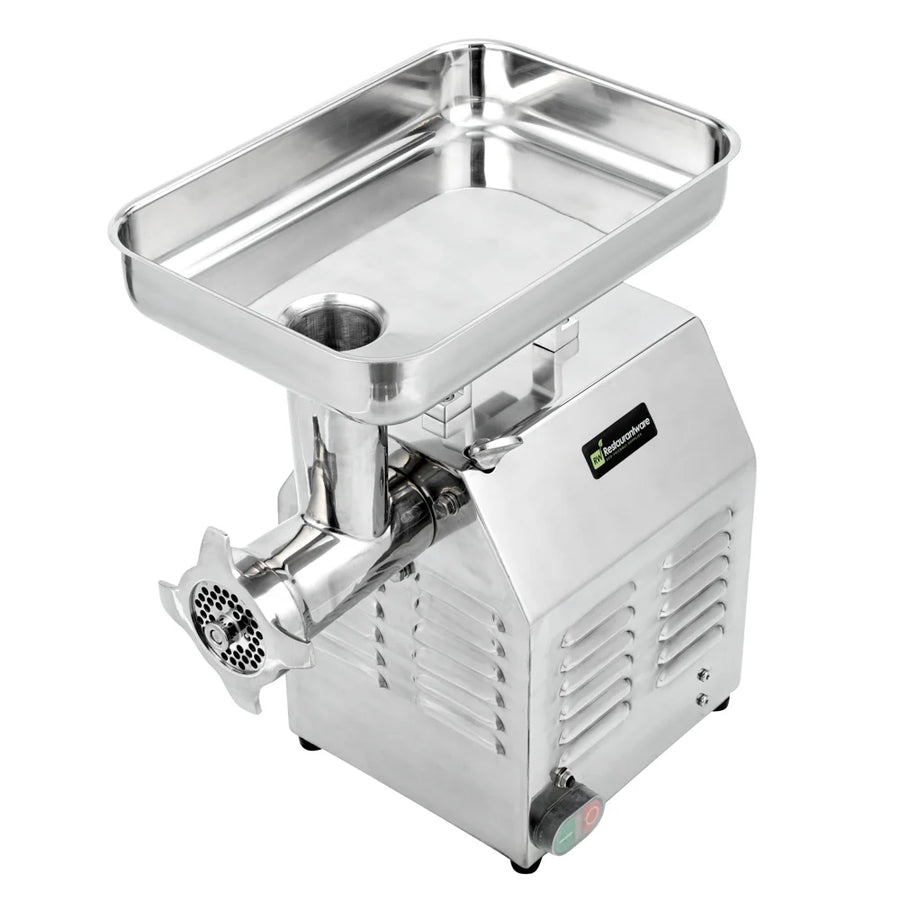 Restaurantware Hi Tek #12 Stainless Steel Electric Meat Grinder - Restaurant Equipment and Smallwares - Canadian Distribution