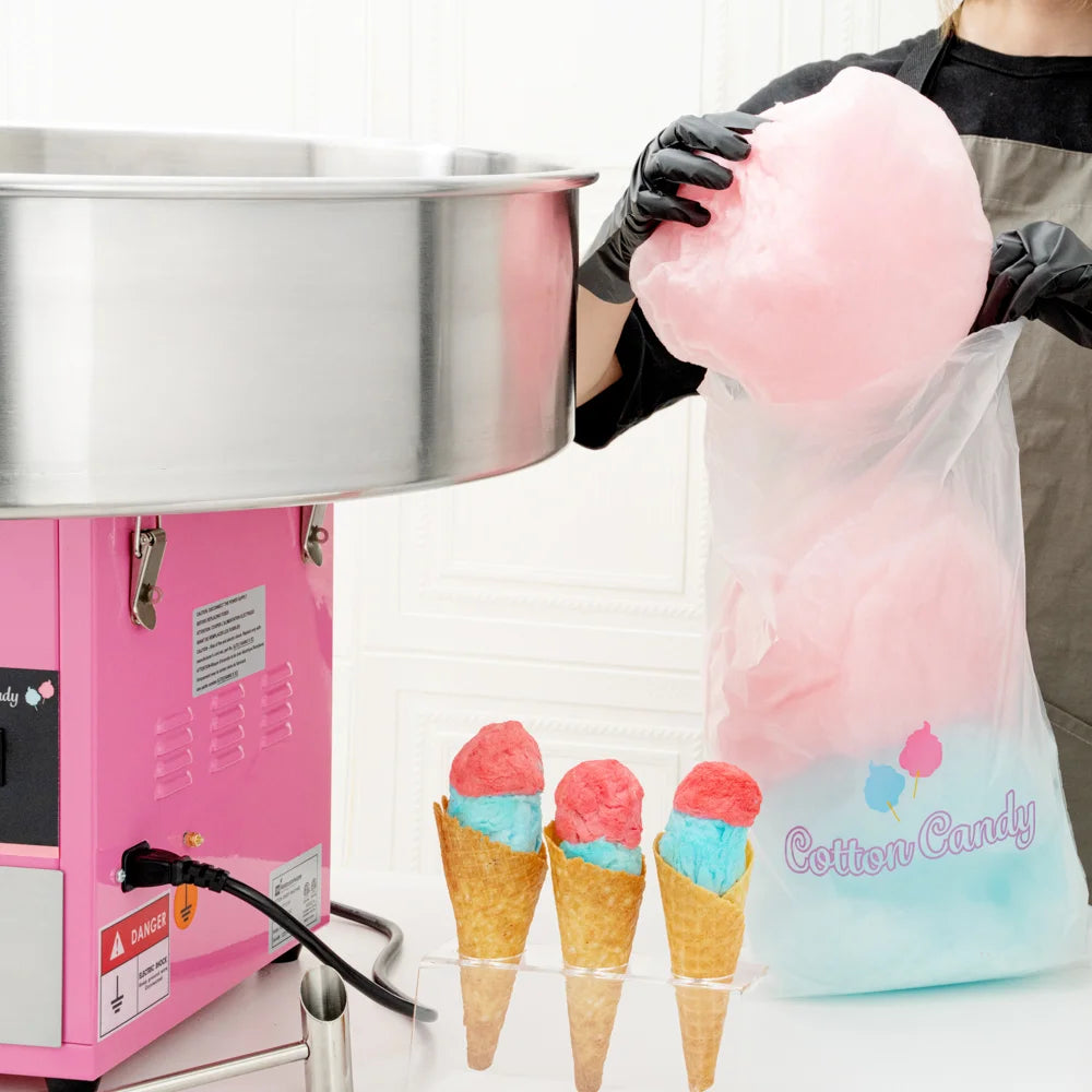 Restaurantware Hi Tek 28In Pink Stainless Steel Cotton Candy Machine, 110 Volt - Restaurant Equipment and Smallwares - Canadian Distribution - Ships Free Within Canada on Orders Above CAD $199