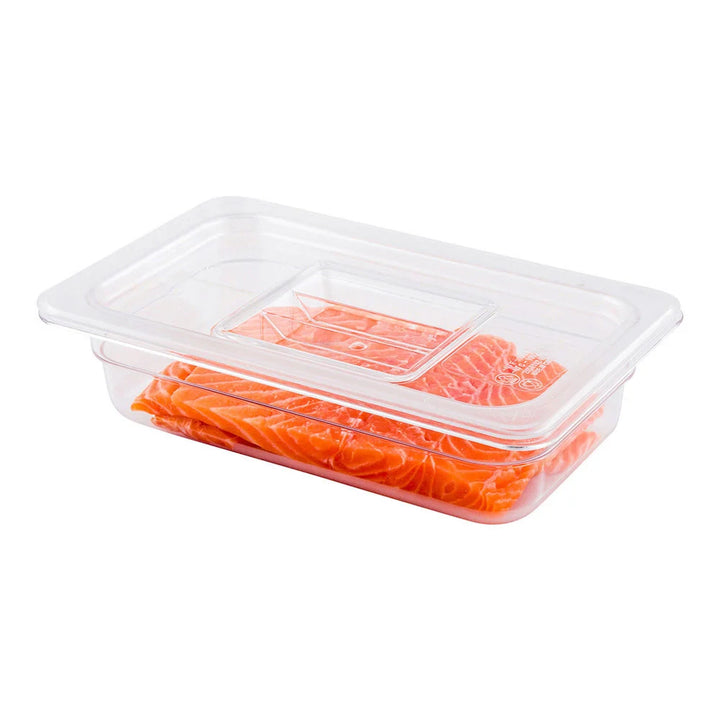 Restaurantware Met Lux Rectangular Clear Plastic Lids, for Quarter-Size Cold Storage Food Containers - Restaurant Equipment and Smallwares - Canadian Distribution - Ships Free Within Canada on Orders Above CAD $199