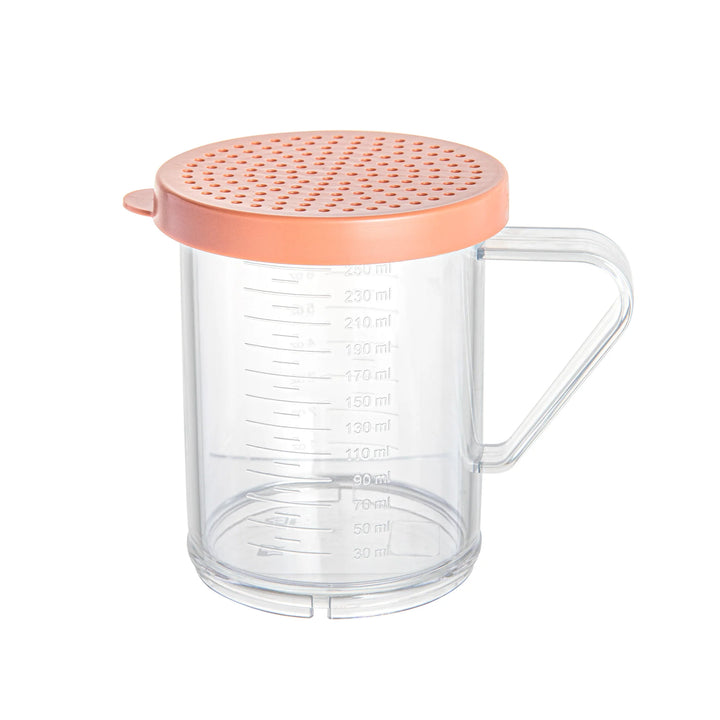 Restaurantware Rw Base Dredge 10 Ounce Clear Spice Shaker, With Rose Medium Lid, 4.75X3.25X4 Inch, Polycarbonate - Restaurant Equipment and Smallwares - Canadian Distribution