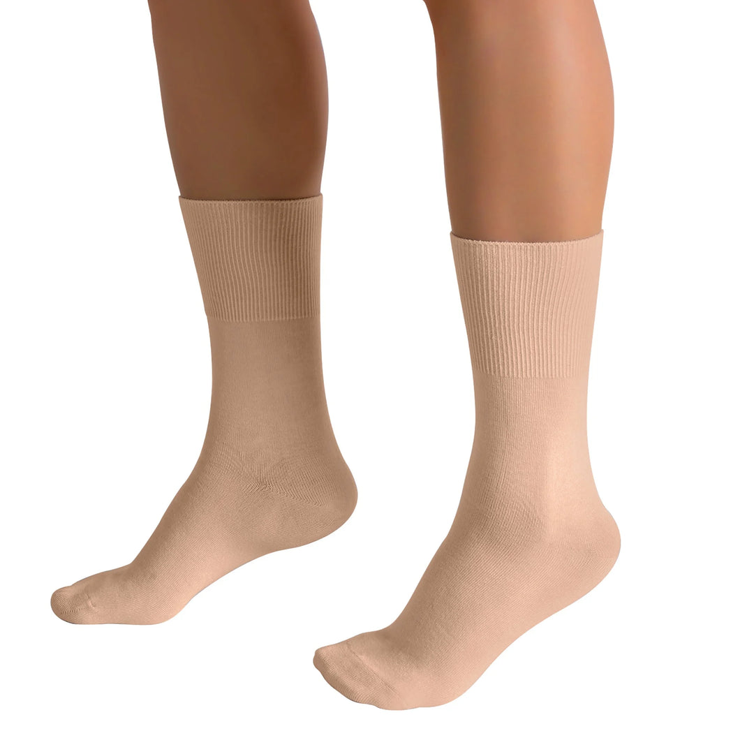 BIOS Living Large Diabetic Socks, Beige - Restaurant Equipment and Smallwares - Canadian Distribution