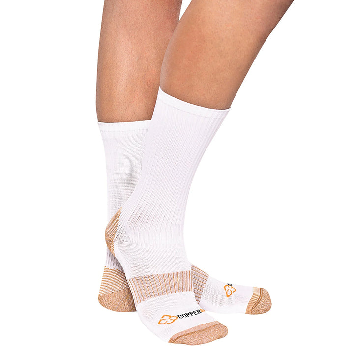 Copper 88 Mens Calf High Socks, White - Restaurant Equipment and Smallwares - Canadian Distribution