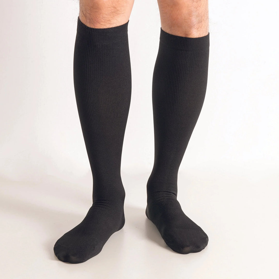 BIOS Living Mens Extra Large Knee High Trouser Socks, Black, 20-30Mmhg - Restaurant Equipment and Smallwares - Canadian Distribution