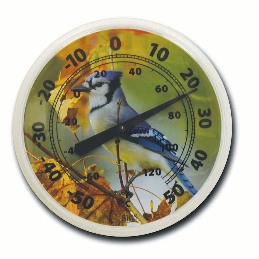 BIOS Weather 12In Dial Thermometers, Maple Leaf - Restaurant Equipment and Smallwares - Canadian Distribution