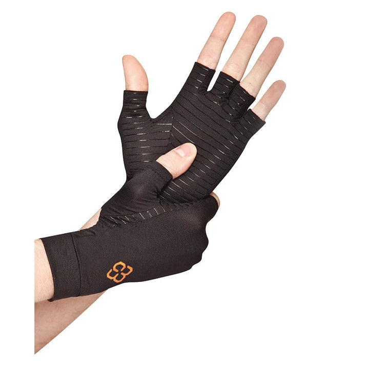 Copper 88 Medium Black Half-Finger Gloves - Restaurant Equipment and Smallwares - Canadian Distribution