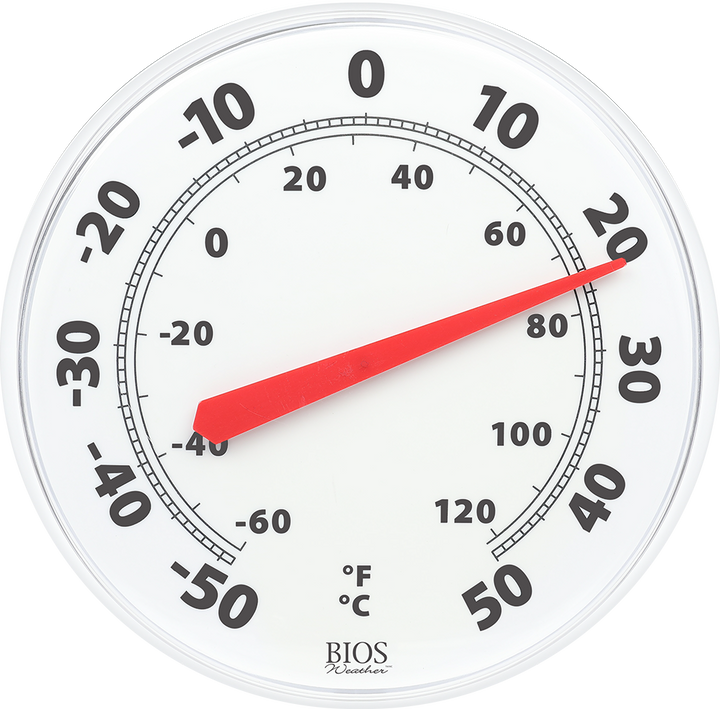 BIOS Weather 12In Dial Thermometers - Restaurant Equipment and Smallwares - Canadian Distribution