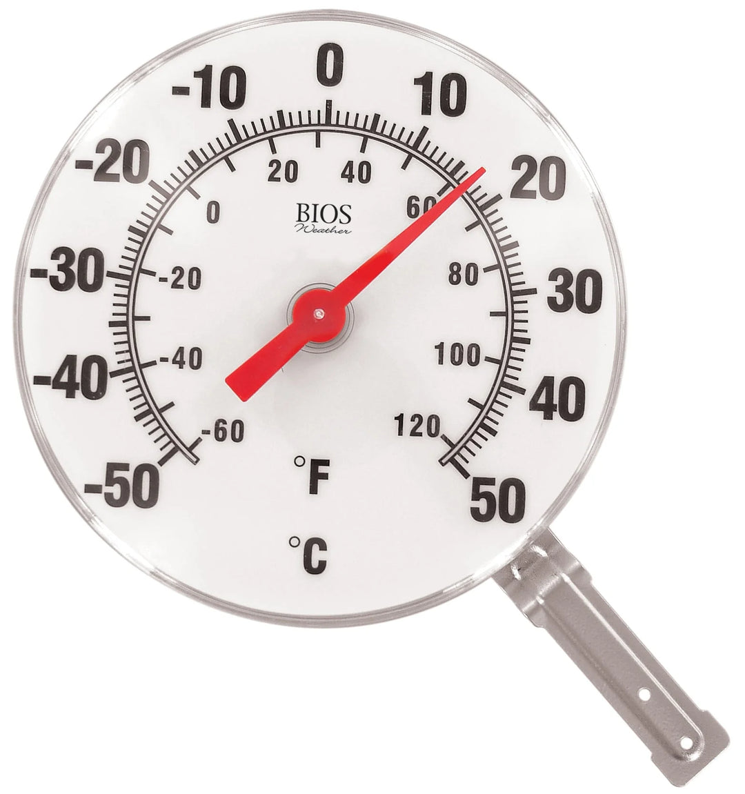 BIOS Weather 6In Black & White Dial Food Service Thermometers - Restaurant Equipment and Smallwares - Canadian Distribution