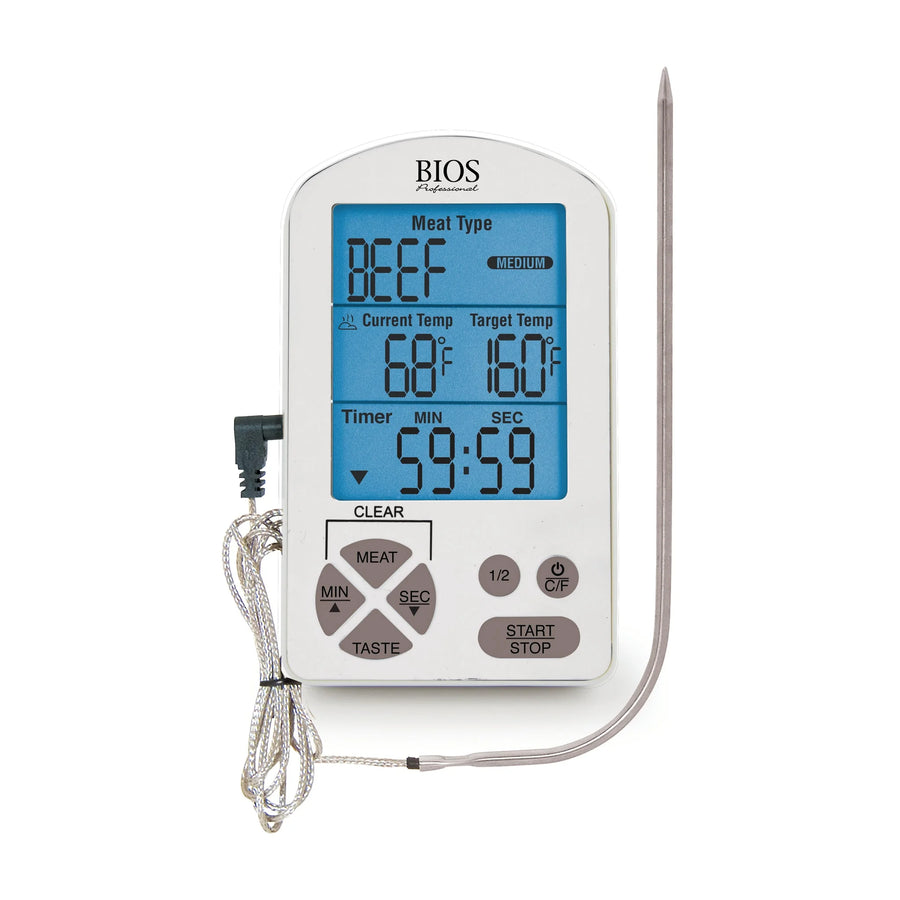 BIOS Professional Meat Food Service Thermometers, With Timer - Restaurant Equipment and Smallwares - Canadian Distribution