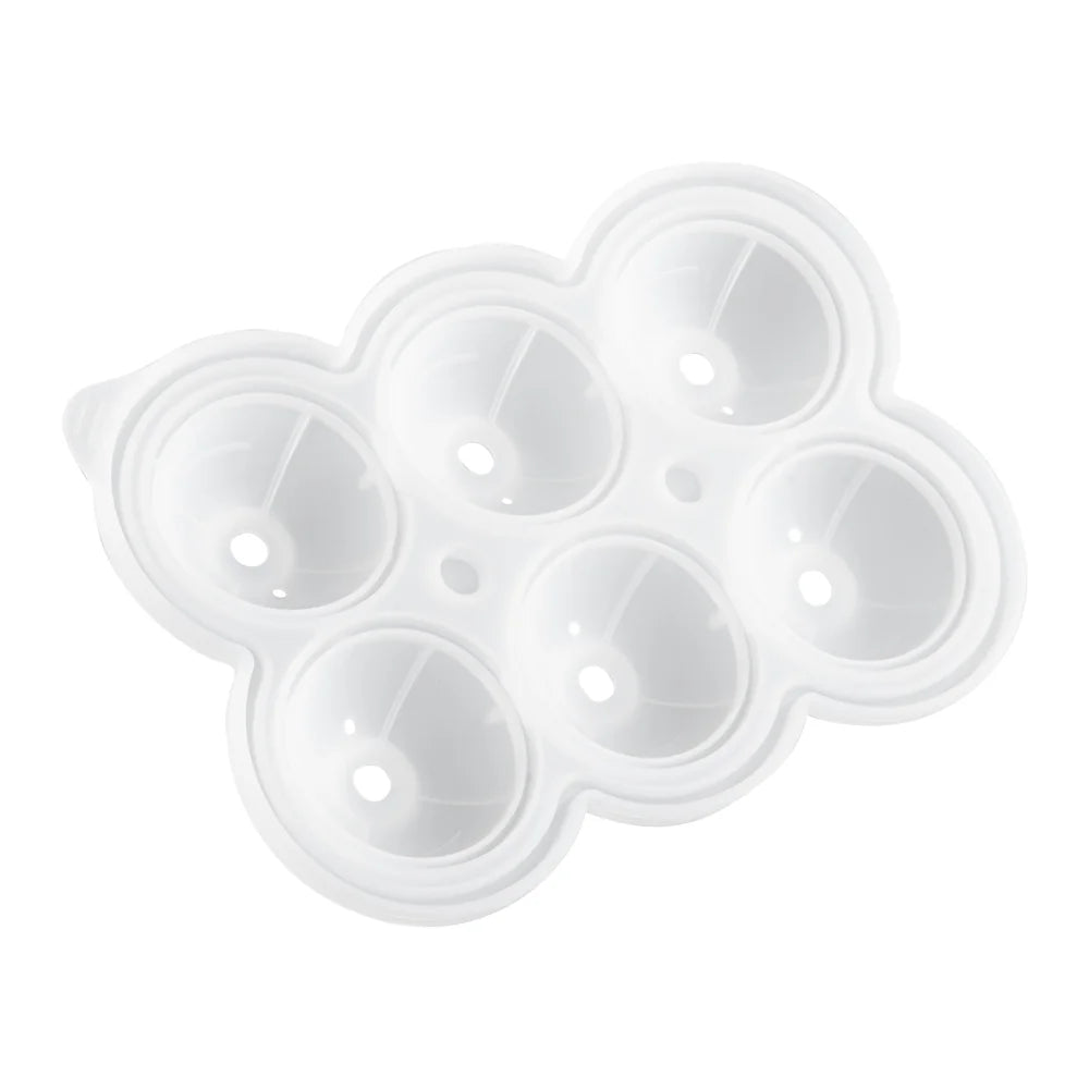Restaurantware 6 Compartment Sphere Ice Mold, Black, Silicone - Restaurant Equipment and Smallwares - Canadian Distribution