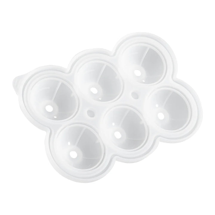 Restaurantware 6 Compartment Sphere Ice Mold, Black, Silicone - Restaurant Equipment and Smallwares - Canadian Distribution